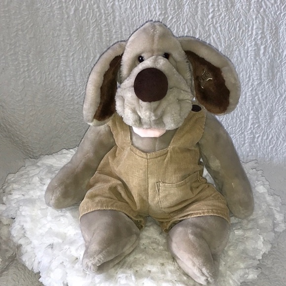 Ganz Bros Wrinkles Dog Puppet Stuffed Animal Plush 18” - Picture 1 of 8
